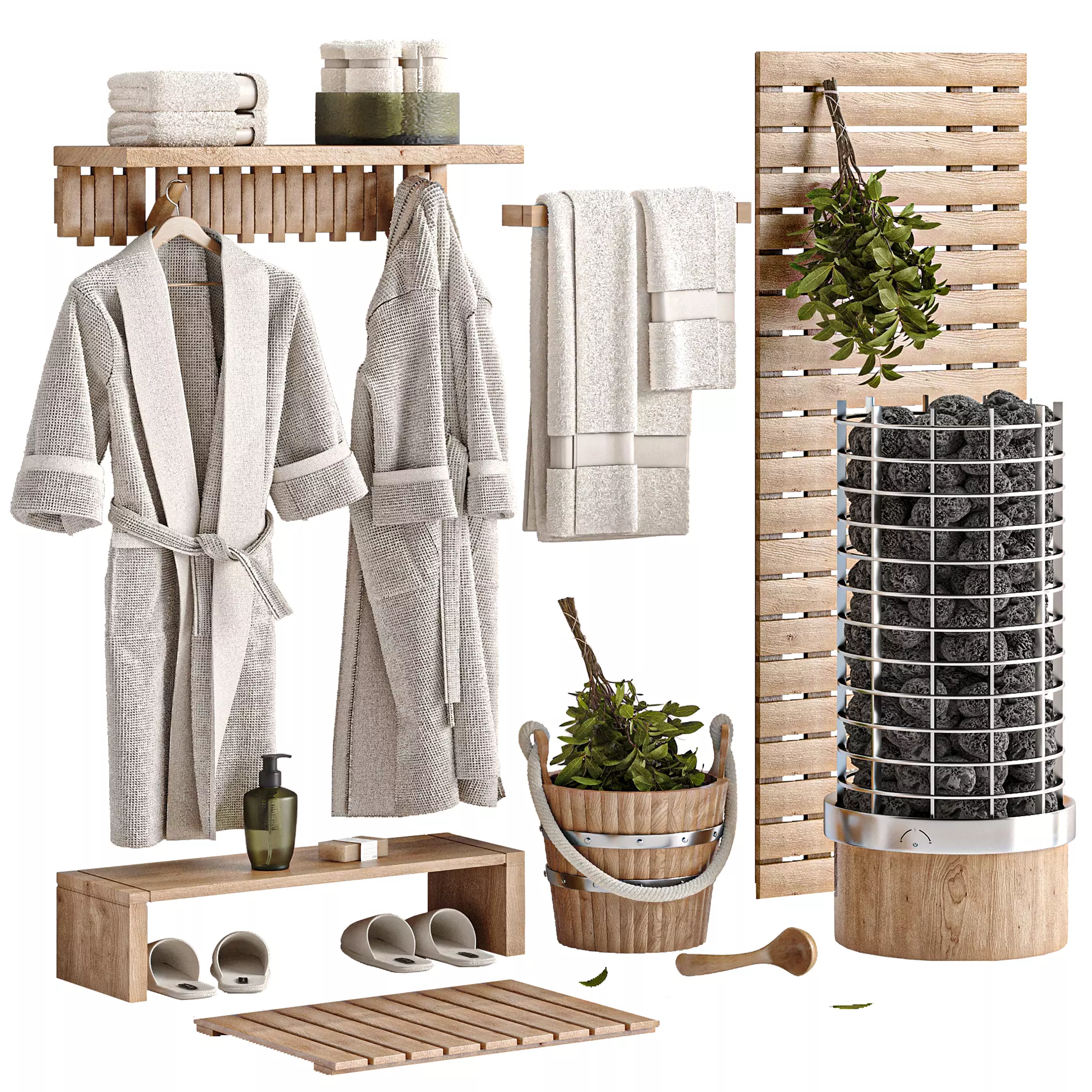 Bathroom Accessories And Saunas 20 3D model
