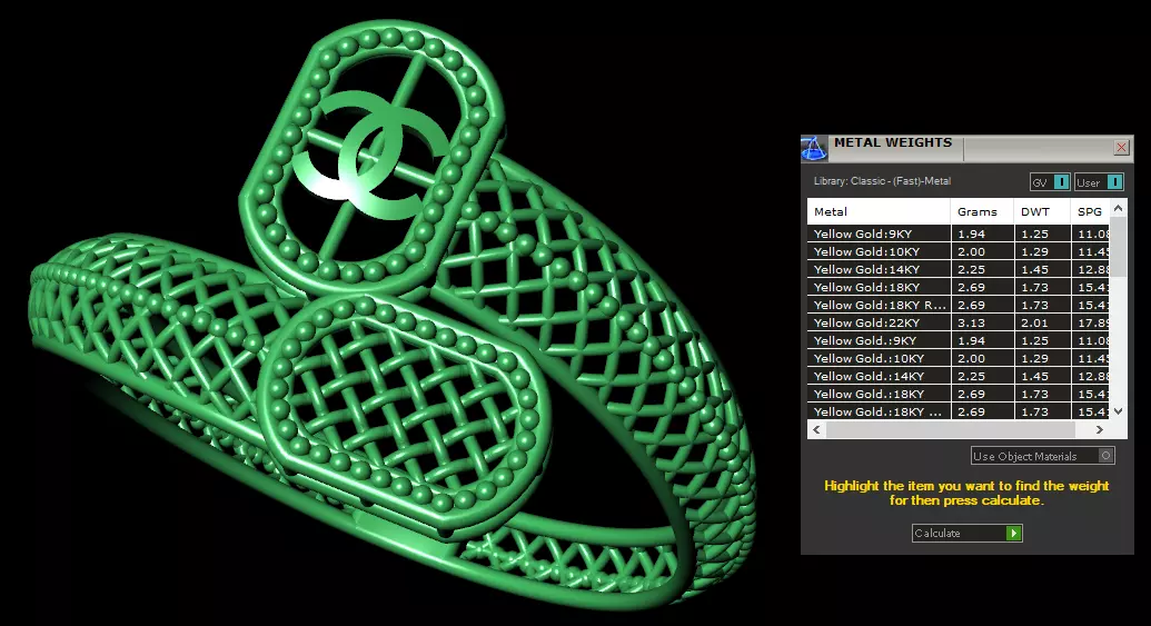 Rings 3D print model_3