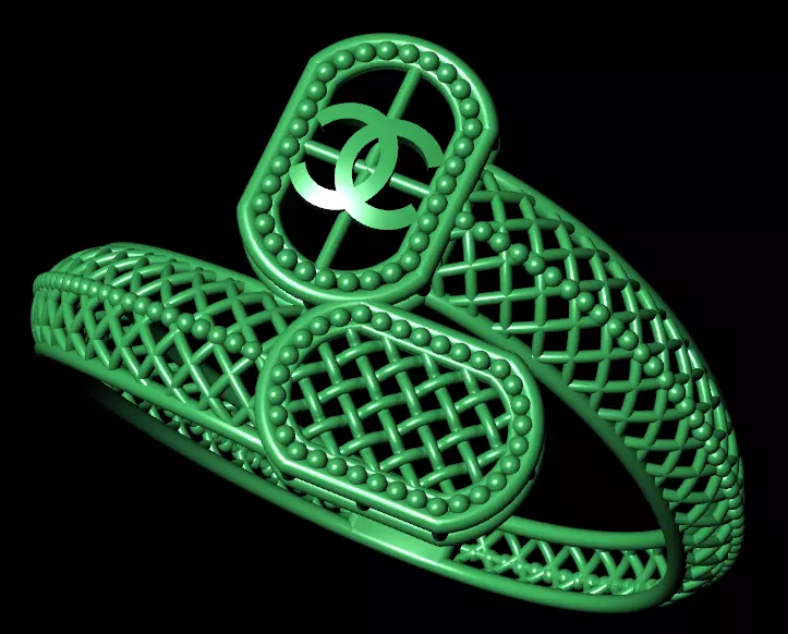 Rings 3D print model_2