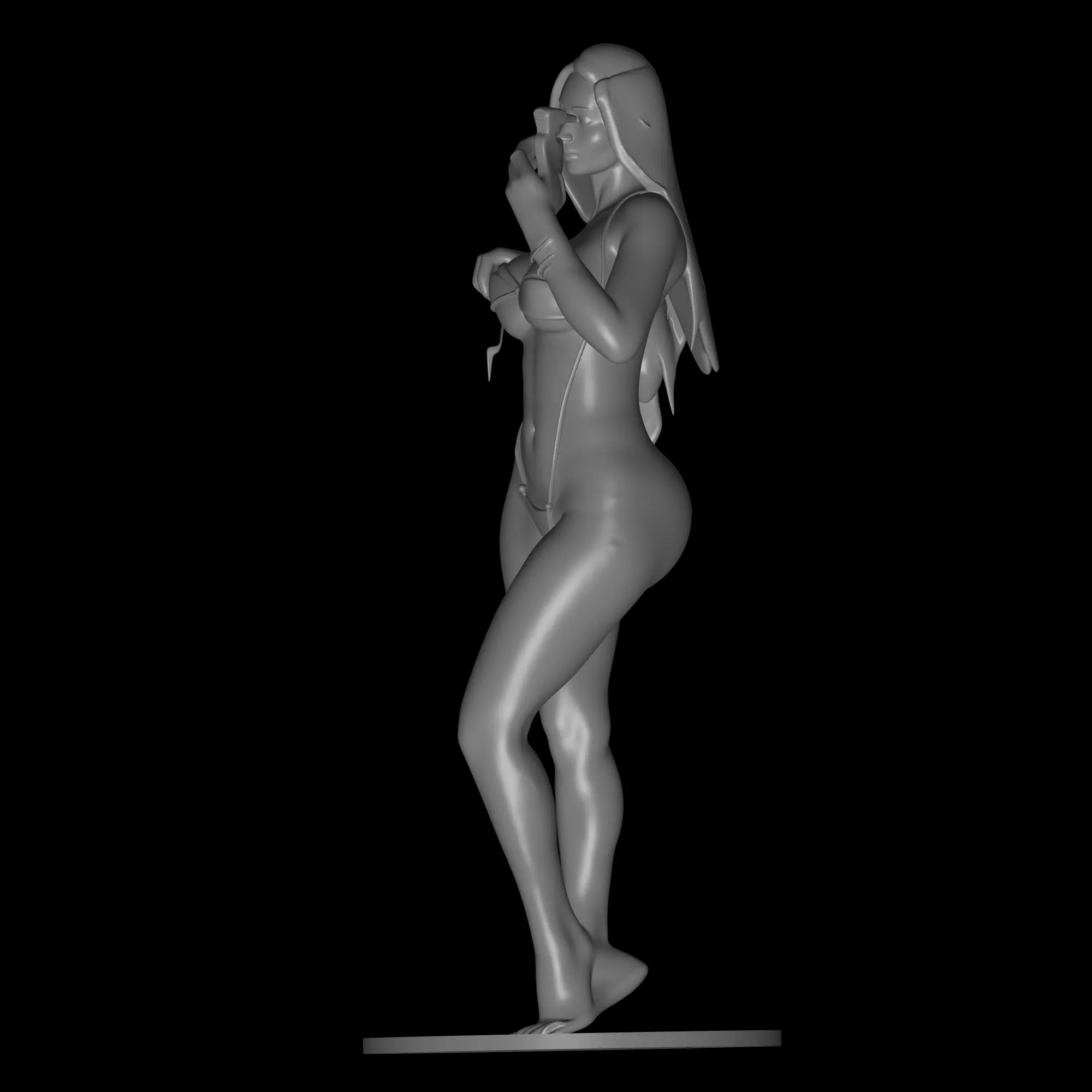 sexy girl 2 3D print model_1