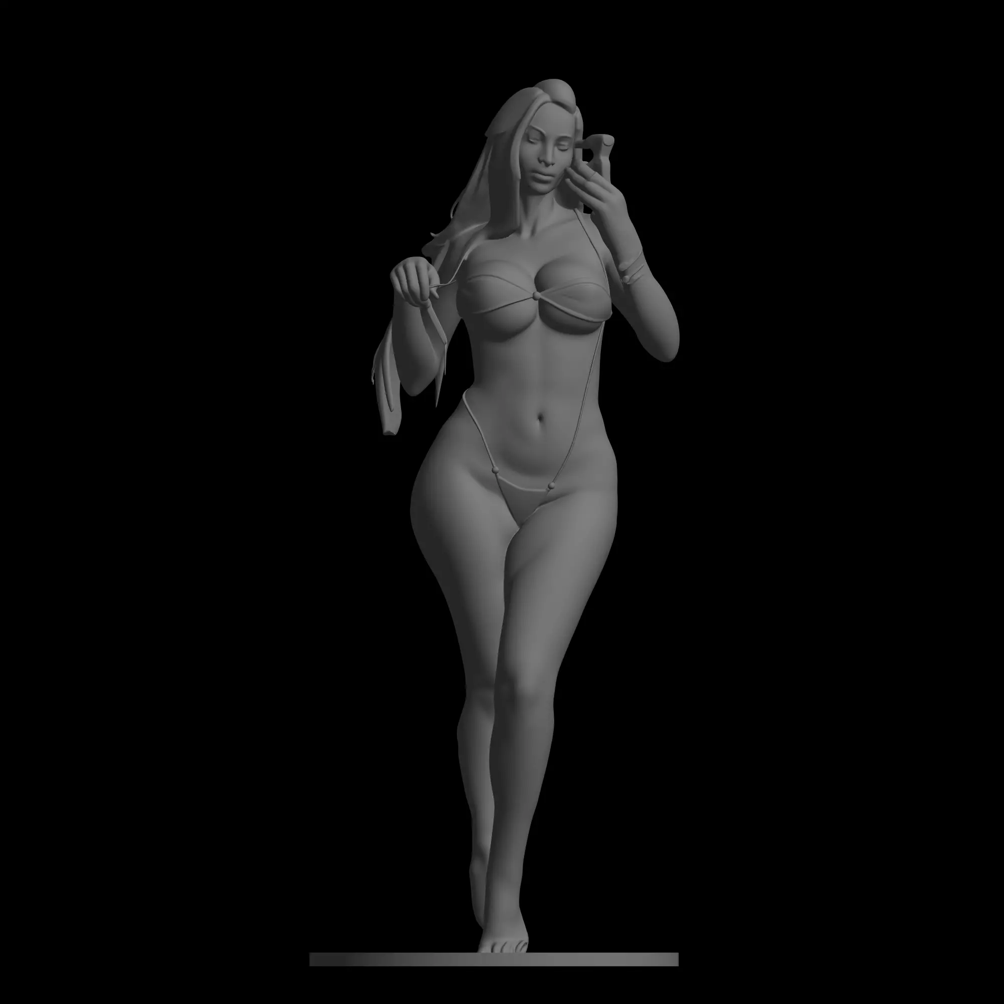 sexy girl 2 3D print model_0