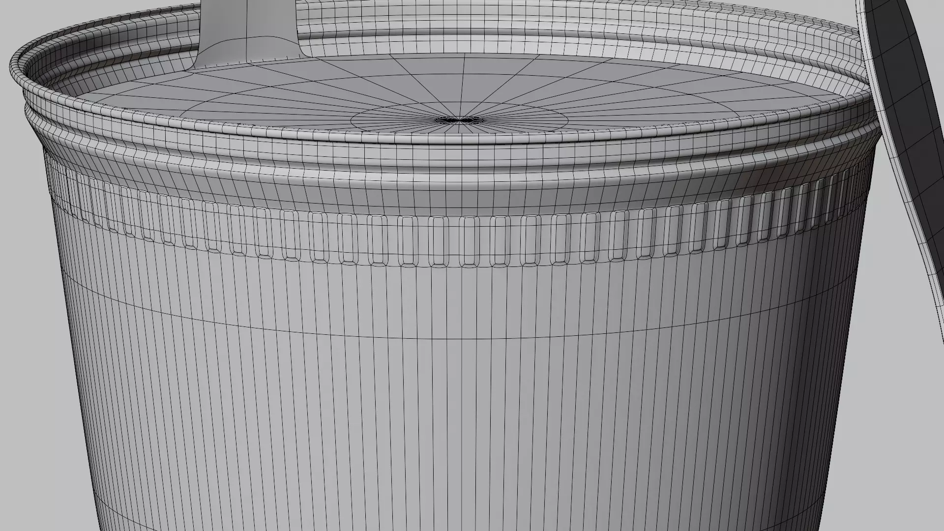 Ice Cream Cup with Stick 3D model_8