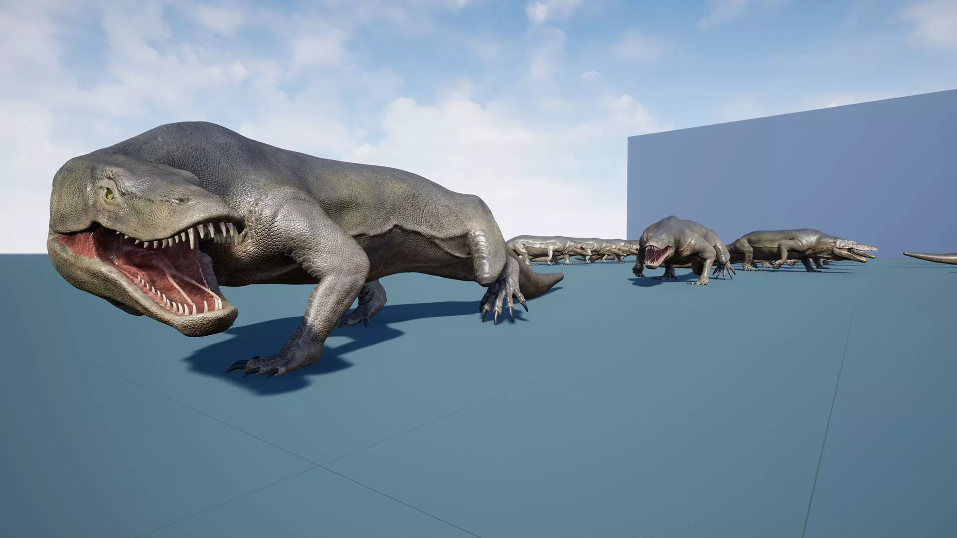 Creature -Reptile Megalania Unreal Engine Project Low-poly 3D model_20