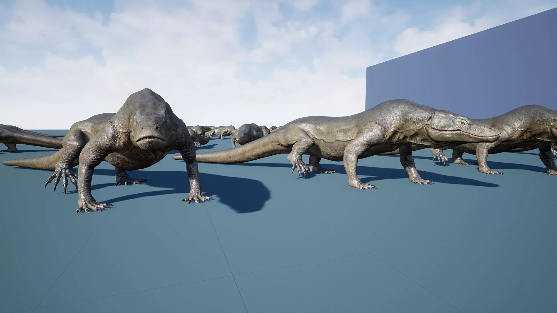 Creature -Reptile Megalania Unreal Engine Project Low-poly 3D model_18
