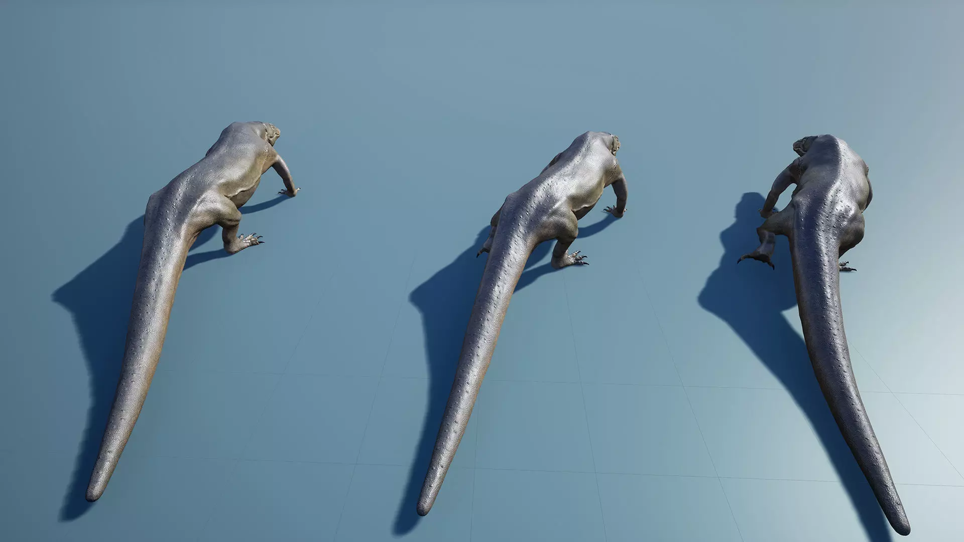 Creature -Reptile Megalania Unreal Engine Project Low-poly 3D model_21