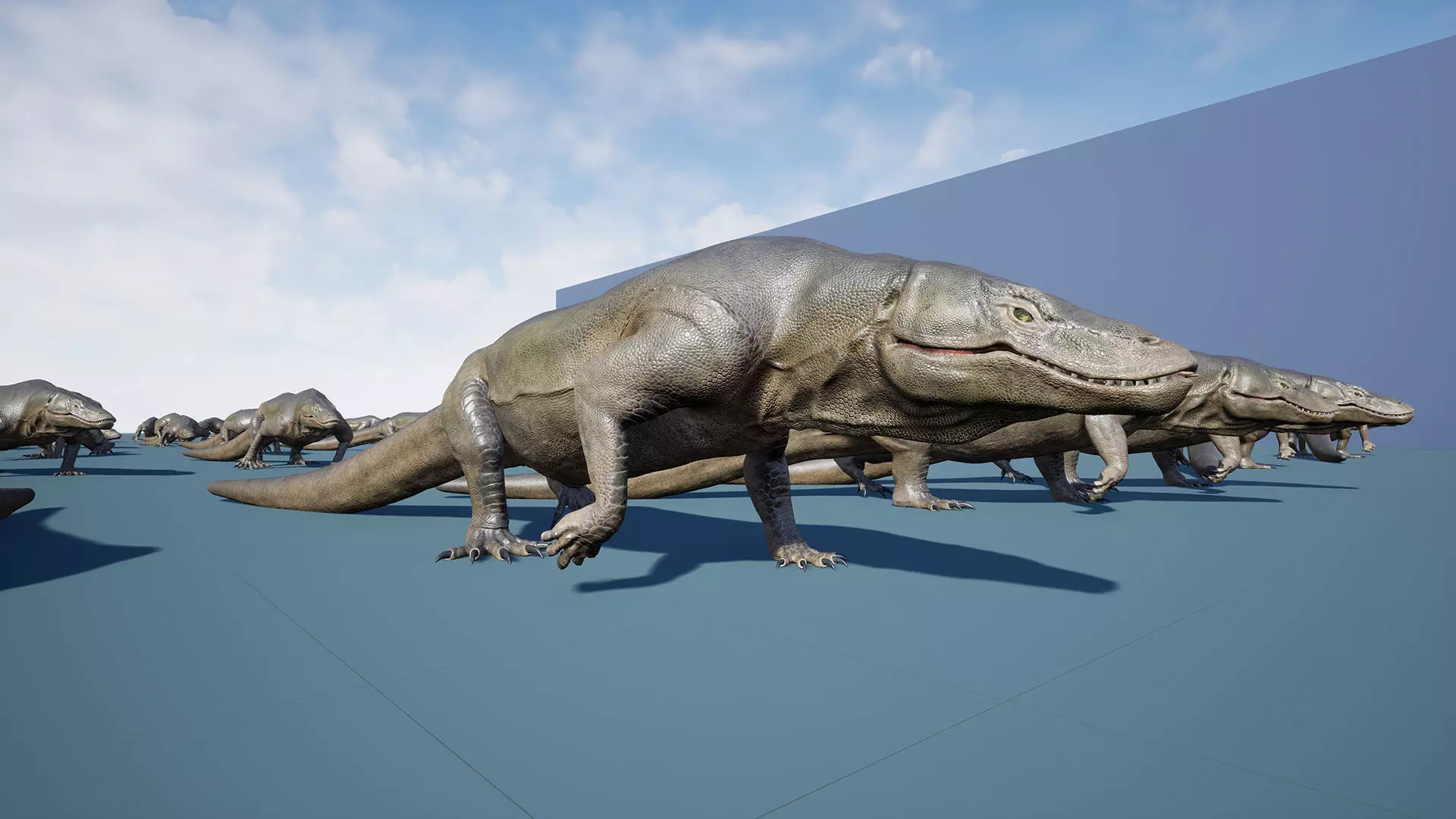 Creature -Reptile Megalania Unreal Engine Project Low-poly 3D model_15