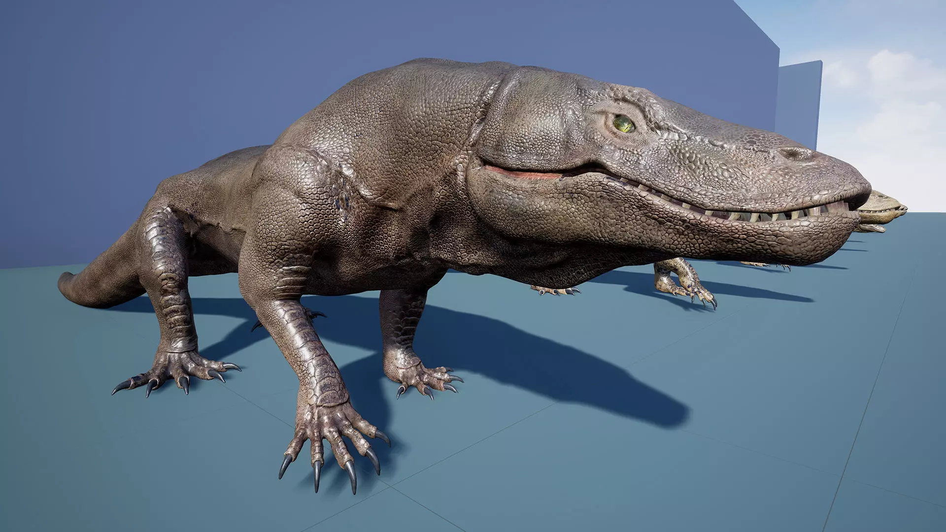 Creature -Reptile Megalania Unreal Engine Project Low-poly 3D model_12