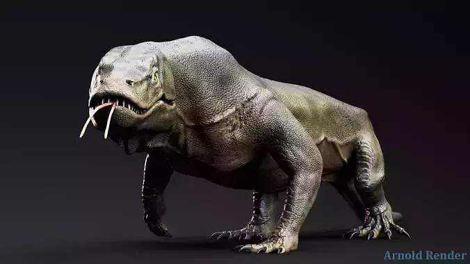 Creature -Reptile Megalania Unreal Engine Project Low-poly 3D model Creature -Reptile Megalania Unreal Engine Project Low-poly 3D model