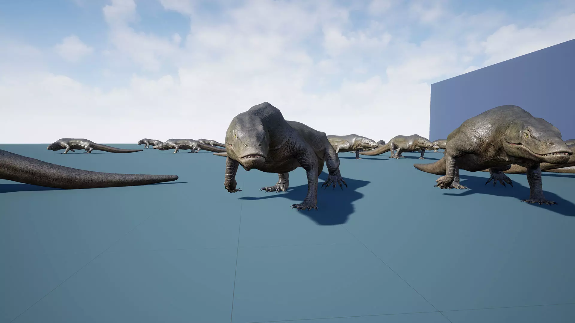 Creature -Reptile Megalania Unreal Engine Project Low-poly 3D model_14