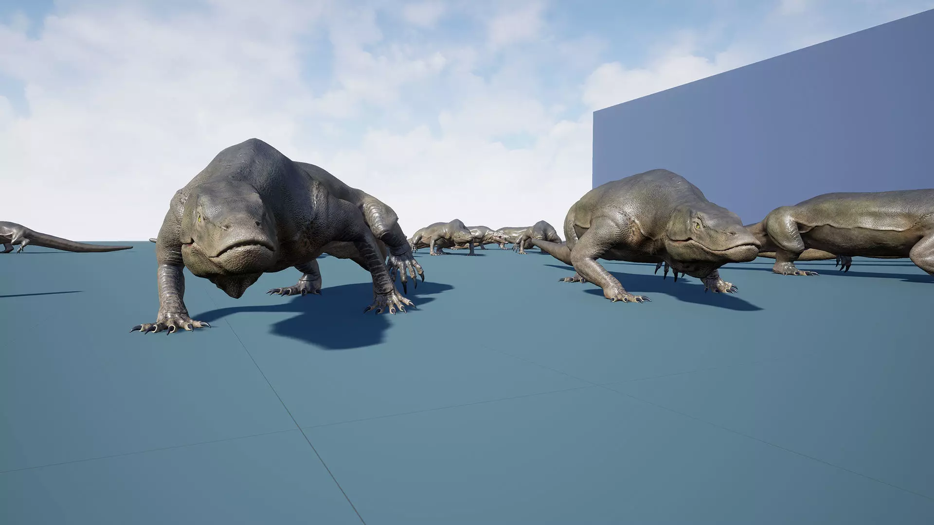 Creature -Reptile Megalania Unreal Engine Project Low-poly 3D model_19