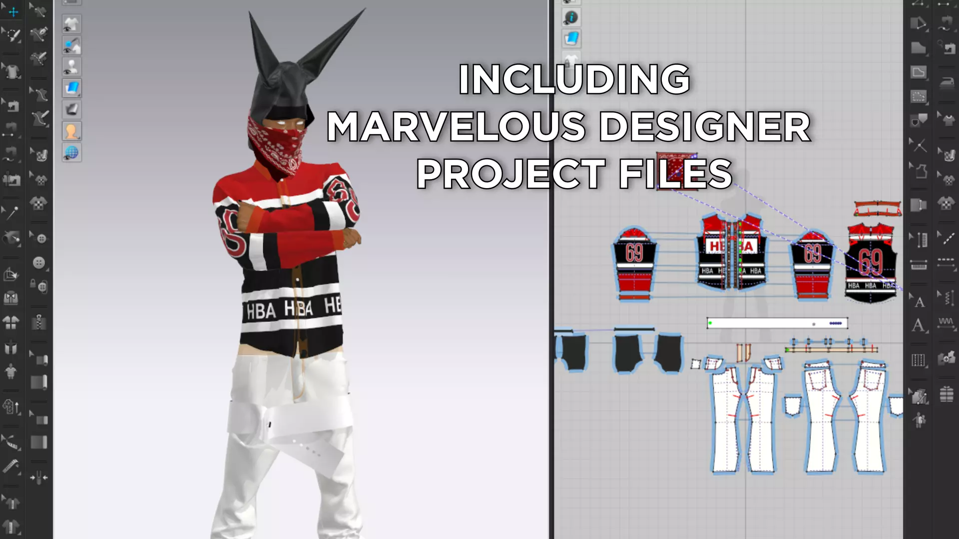 Playboi Carti Evil Jordan Inspired 3D Model Fully Rigged 3D model_3