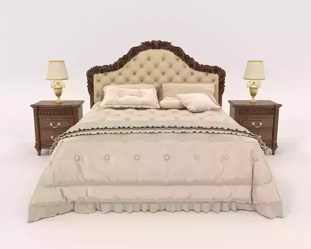 Classic European Style Bed Set 43