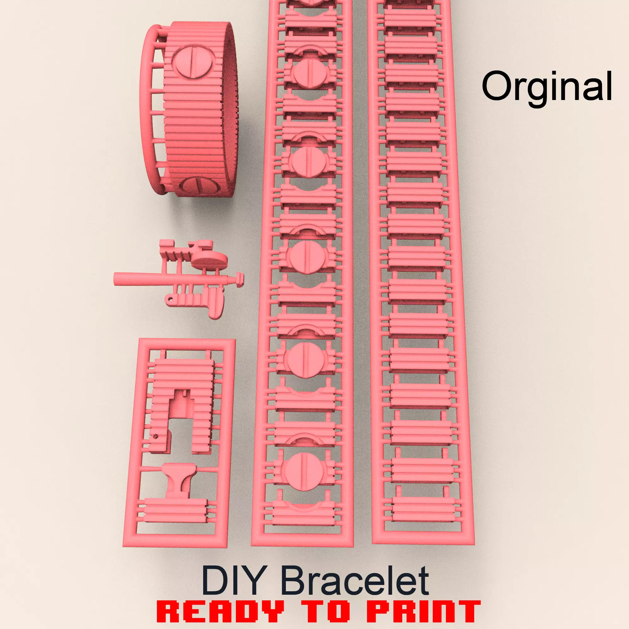 Cartier Love 3D print model_3