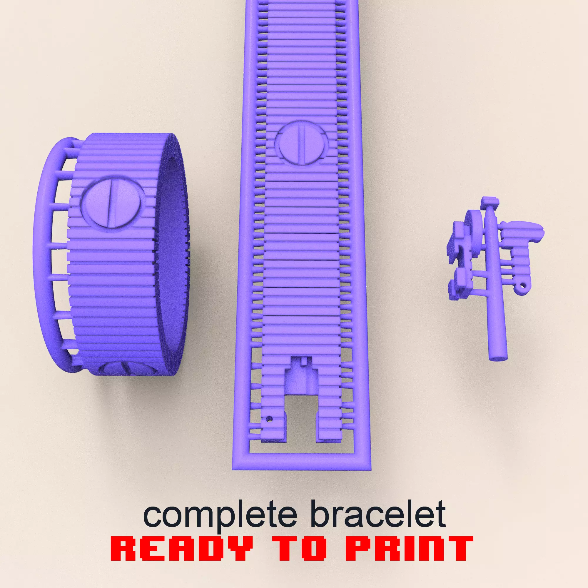 Cartier Love 3D print model_2