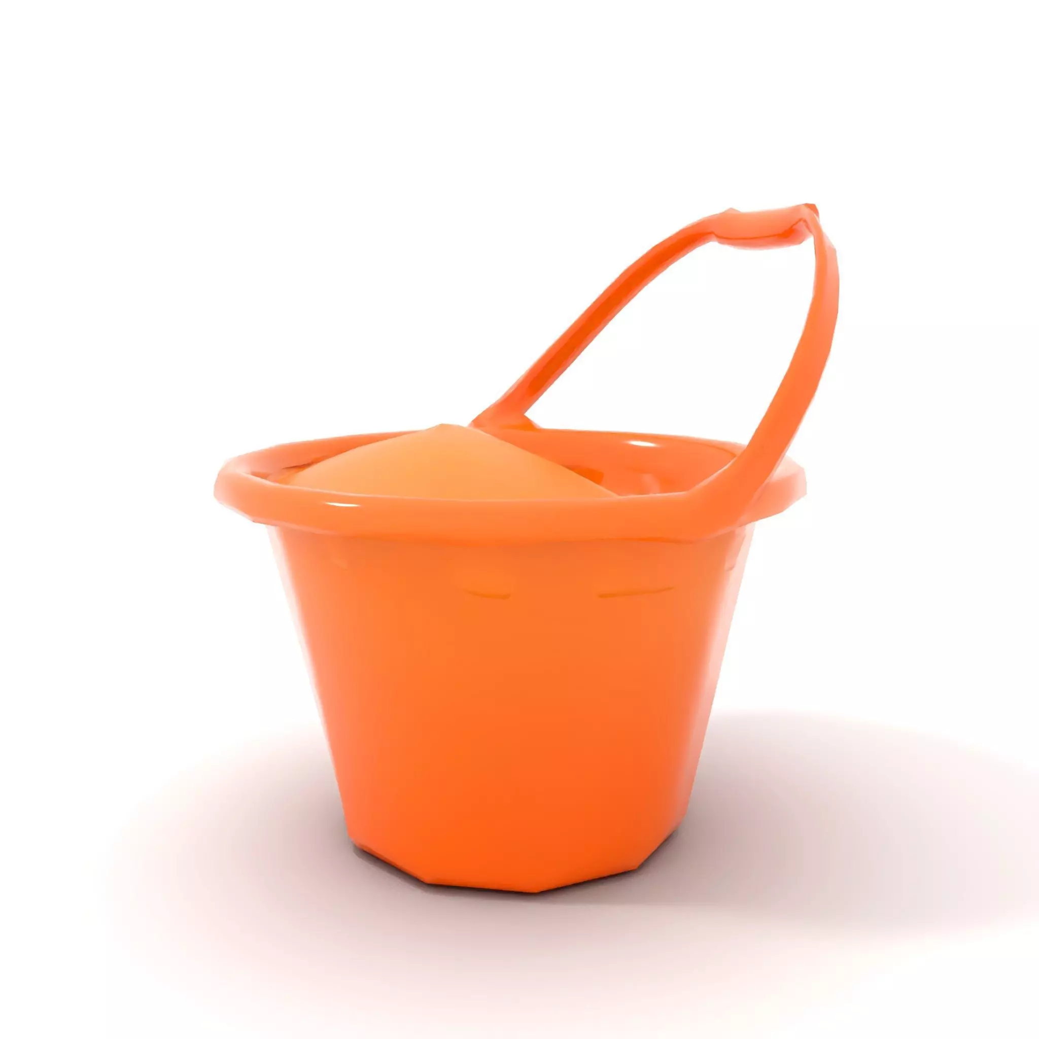 Orange Sand Bucket model pack Low-poly 3D model_20