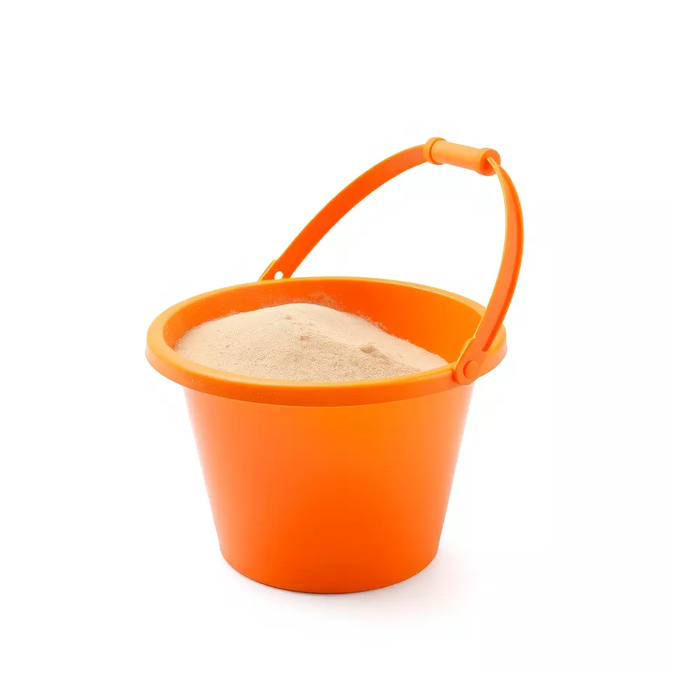 Orange Sand Bucket model pack Low-poly 3D model_3