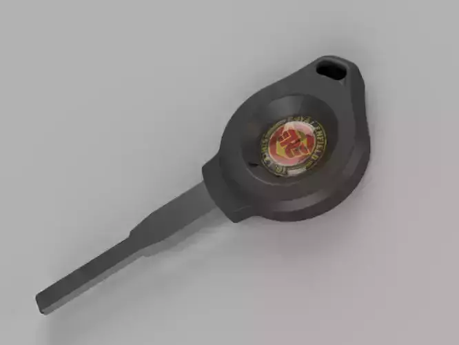 Royal Enfield Key Realistic 3D Model STEP FBX OBJ F3D