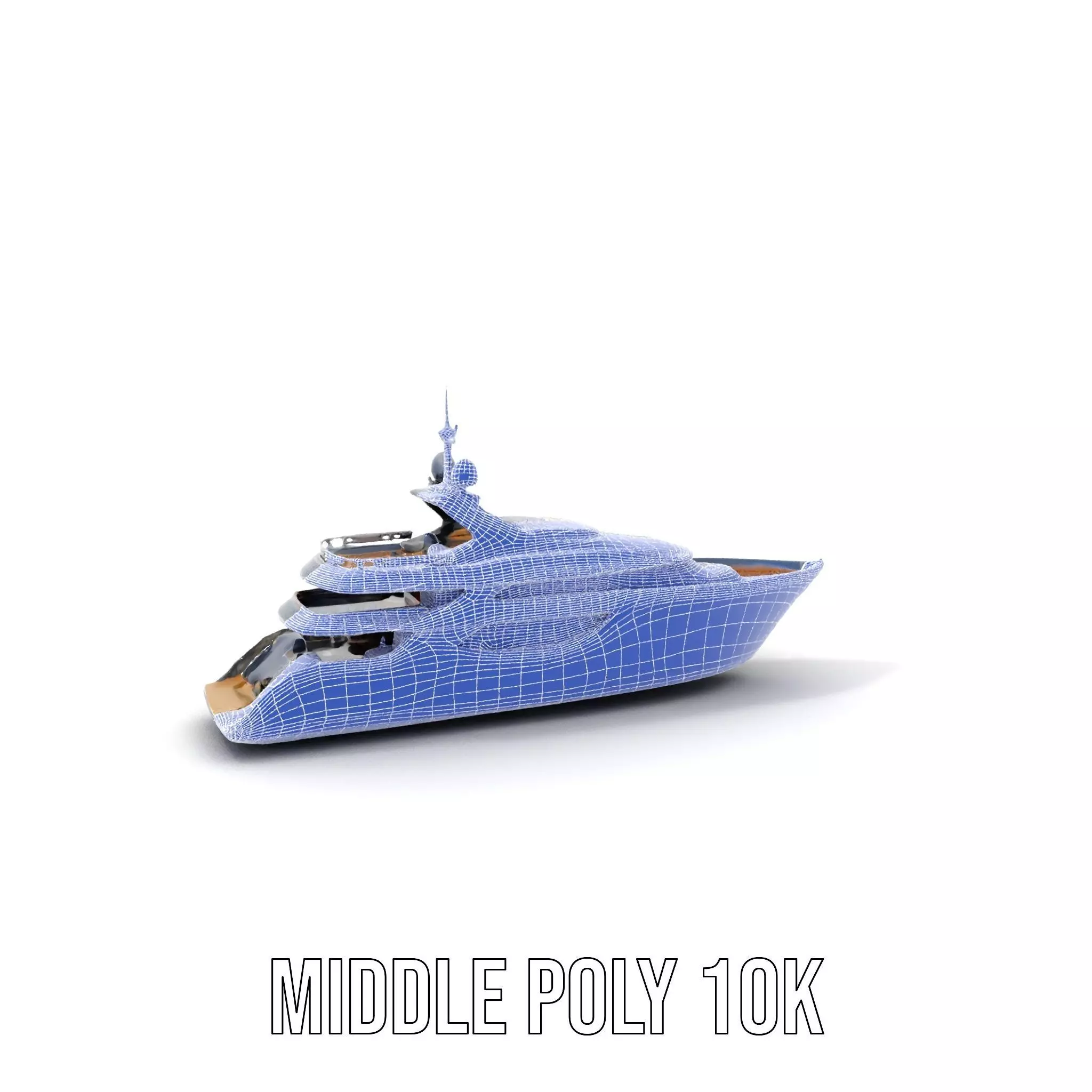 Sleek Yacht model pack Low-poly 3D model_19