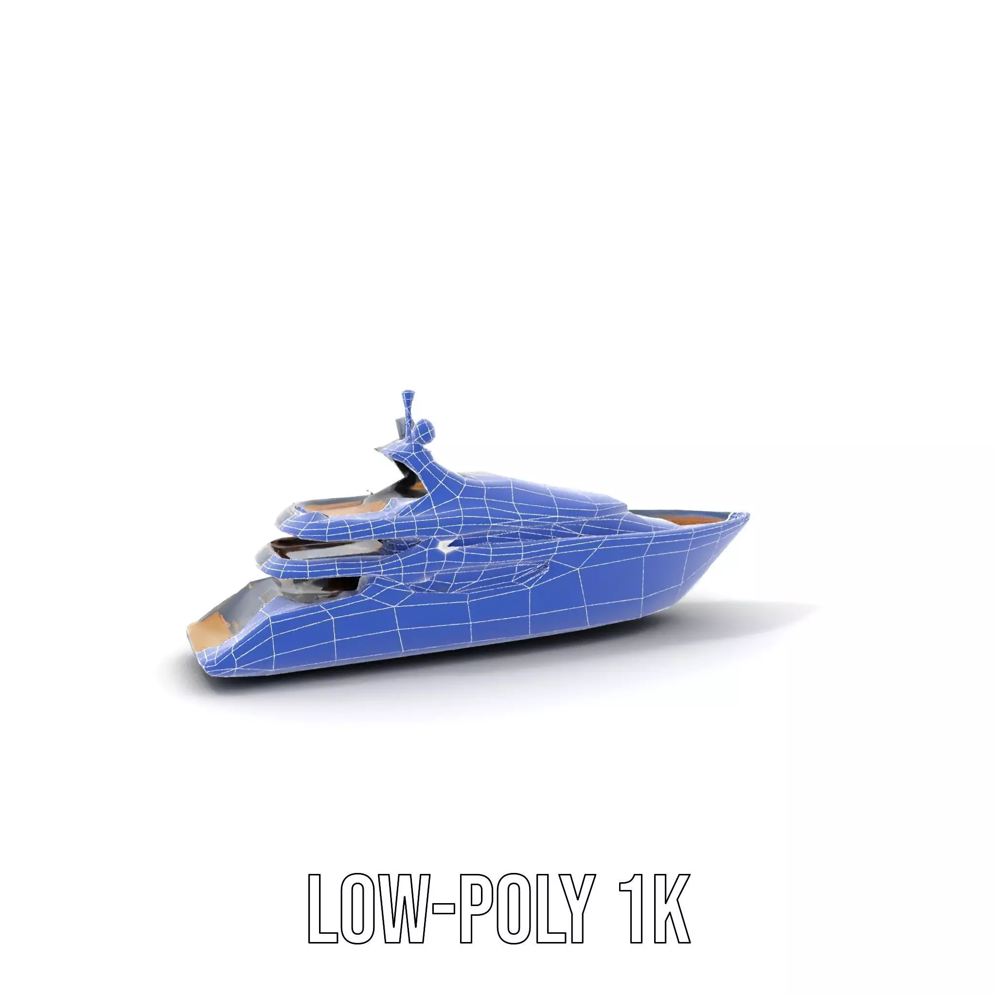 Sleek Yacht model pack Low-poly 3D model_29
