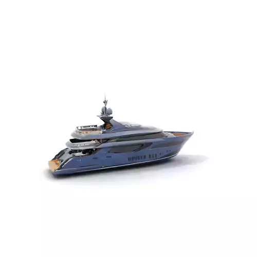 Sleek Yacht model pack Low-poly 3D model