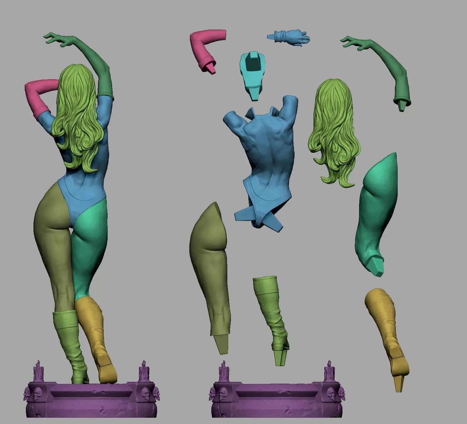 Vampirella 3D print model_10