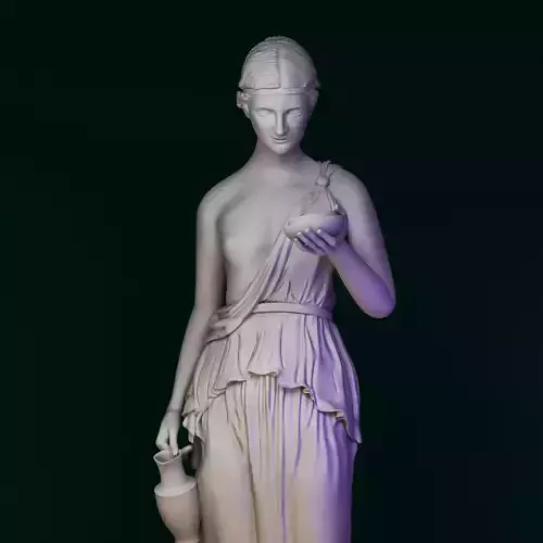 Hebe rose garden Sculpture  Classical  3D print model