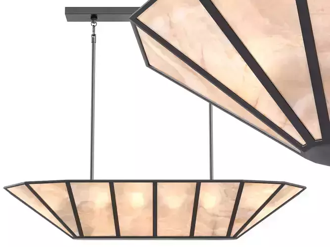 Lucette Linear Chandelier-Medium 3D model