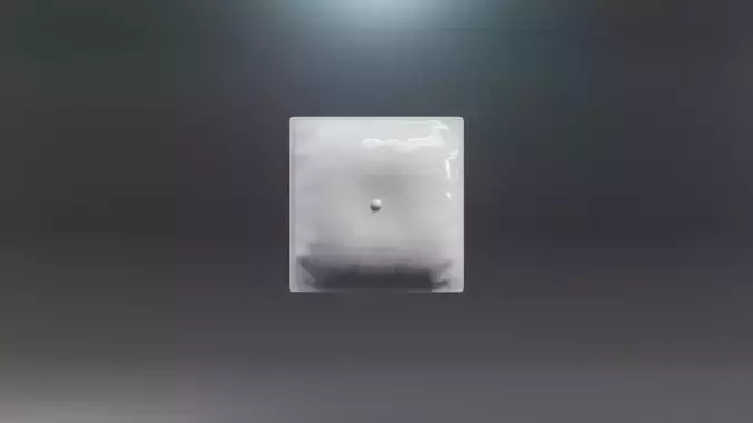 Padded Room Pad Low Poly 3D Model Low-poly 3D model