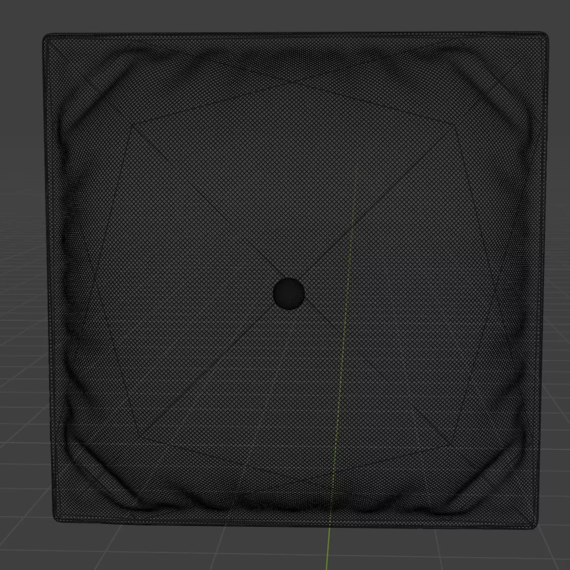 Padded Room Pad Low Poly 3D Model Low-poly 3D model_2