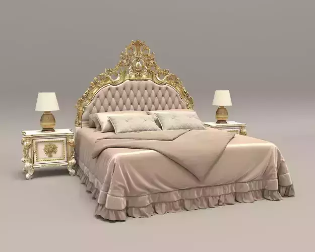 Classic European Style Bed Set 48