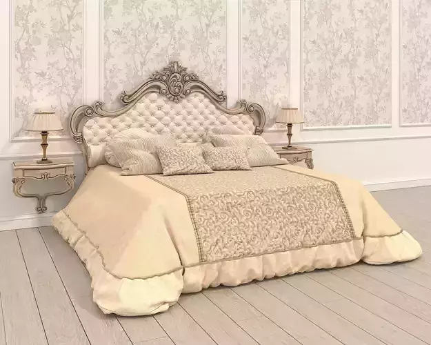 Classic European Style Bed Set 52