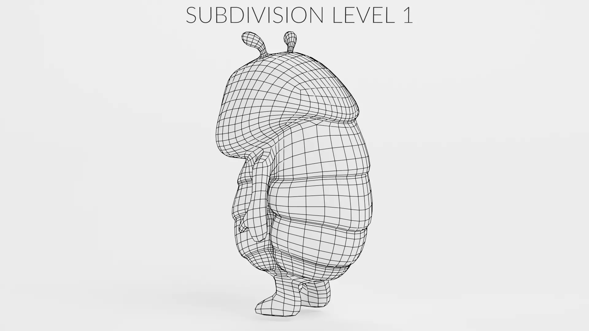 Stylized Cartoon Pill-bug Character - Rigged 3D model_13