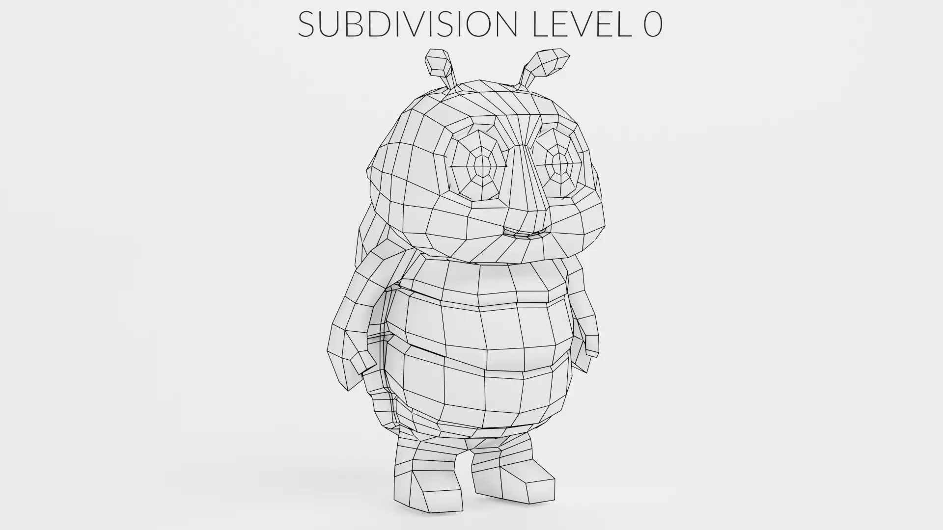 Stylized Cartoon Pill-bug Character - Rigged 3D model_10