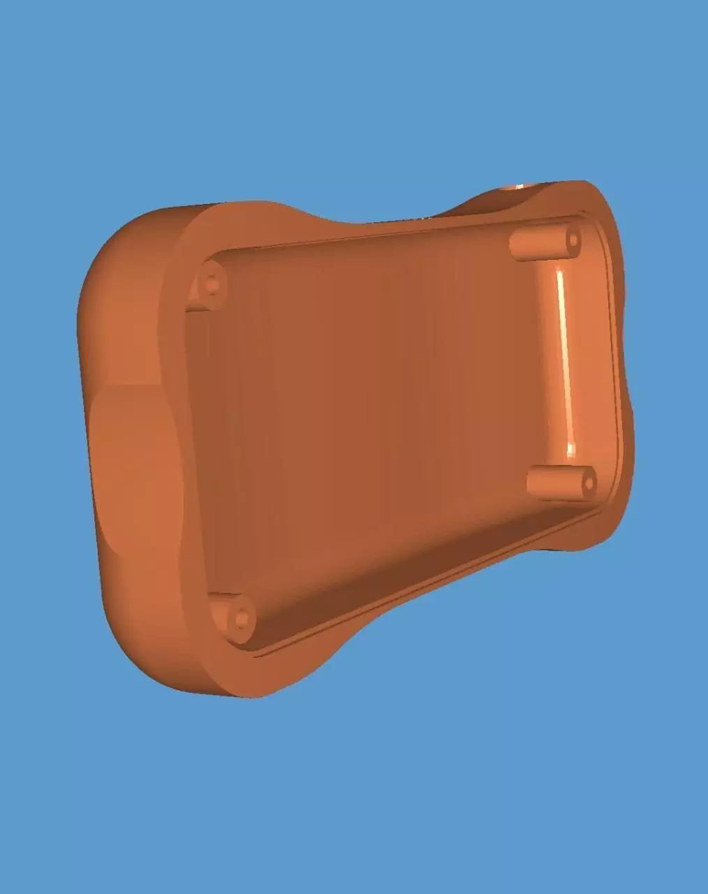 3d game controller front panel housing sculpture 3D print model
