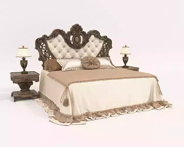Classic European Style Bed Set 53