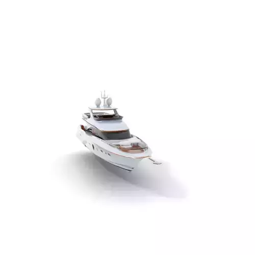 Luxury Yacht Exterior model pack Low-poly 3D model