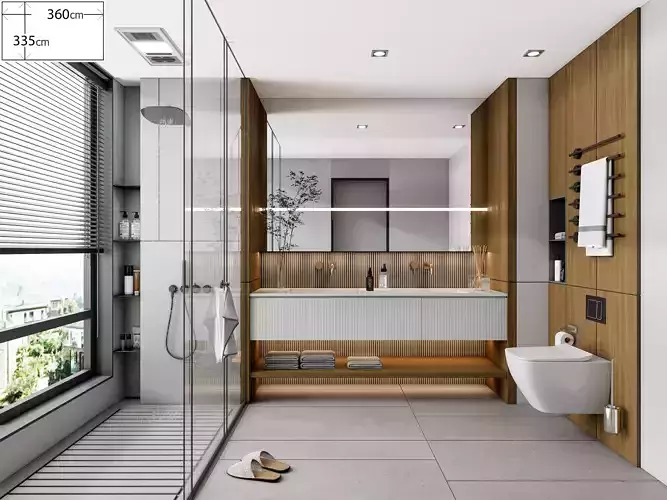 Bathroom 96 3D model