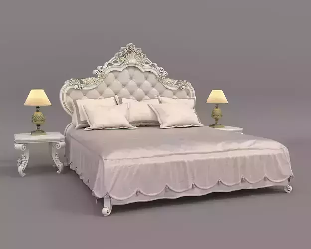 Classic European Style Bed Set 55