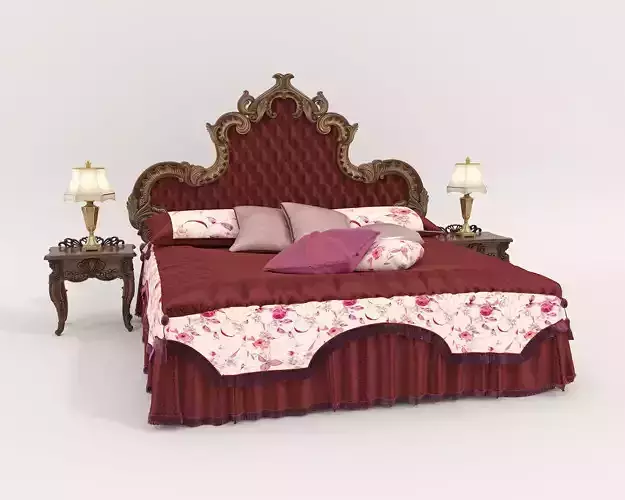 Classic European Style Bed Set 56