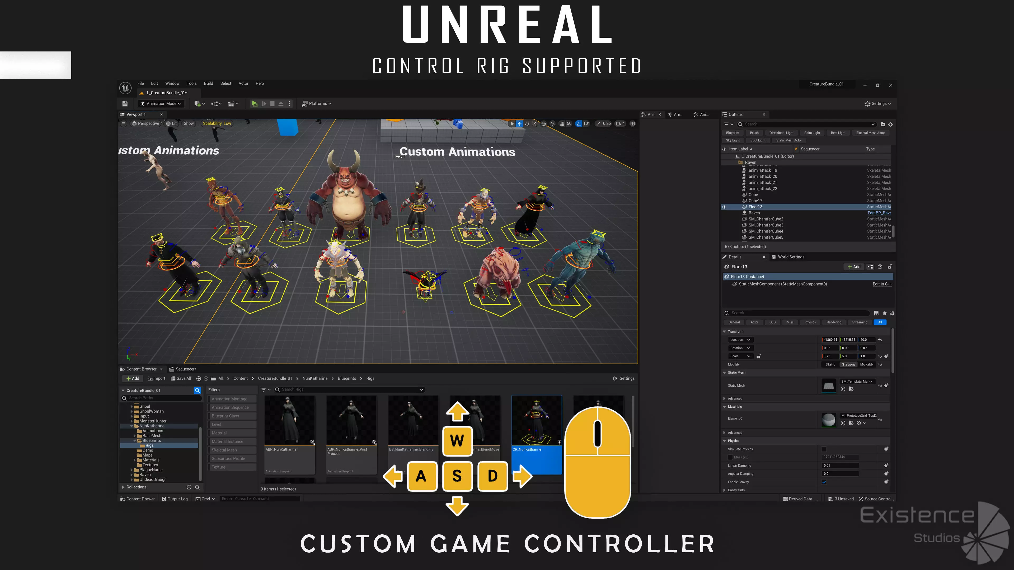 12 in 1 Mega Bundle - Stylized Fantasy Creature - Part 2 - 78 Low-poly 3D model_10