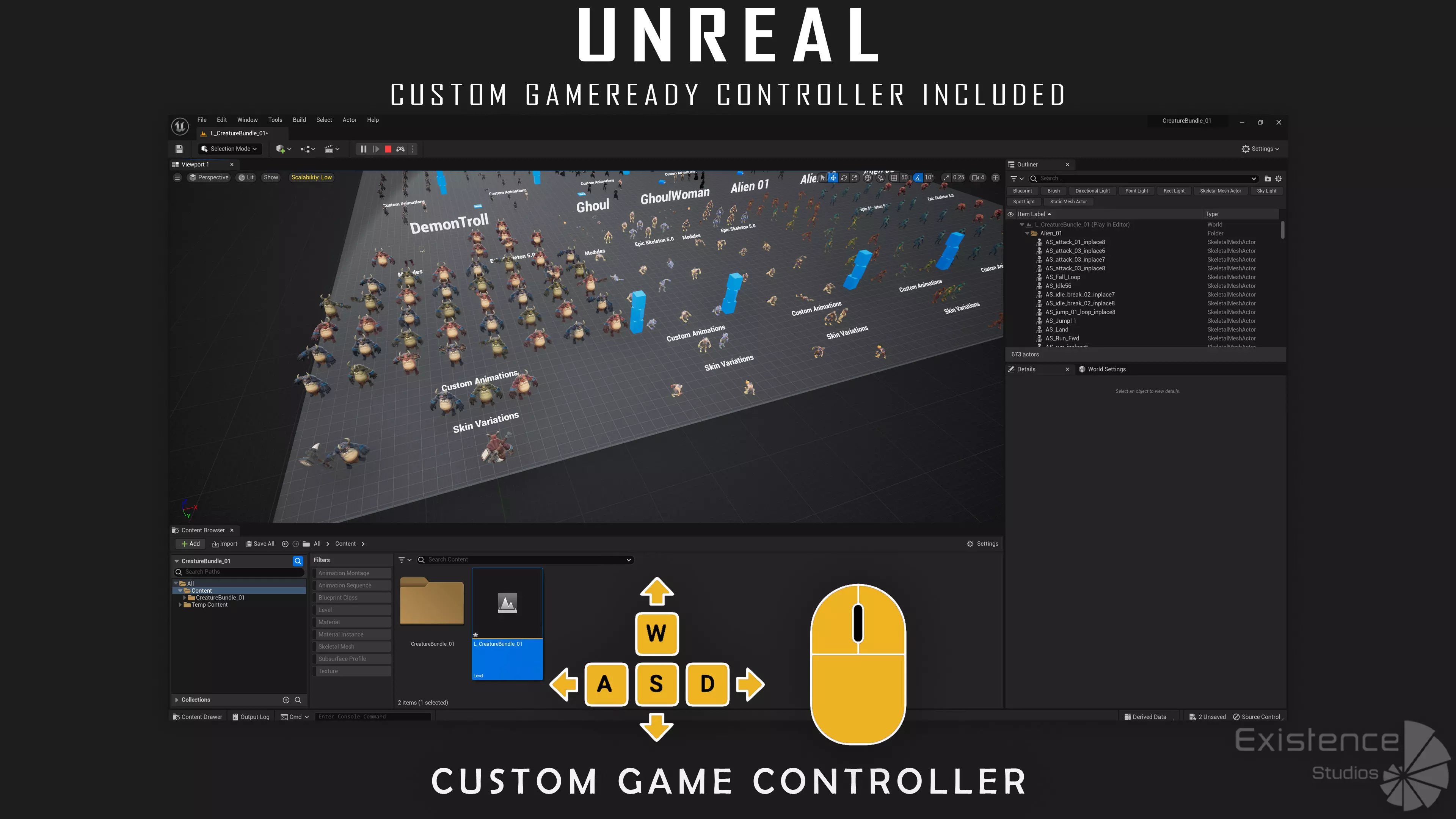 12 in 1 Mega Bundle - Stylized Fantasy Creature - Part 2 - 78 Low-poly 3D model_32