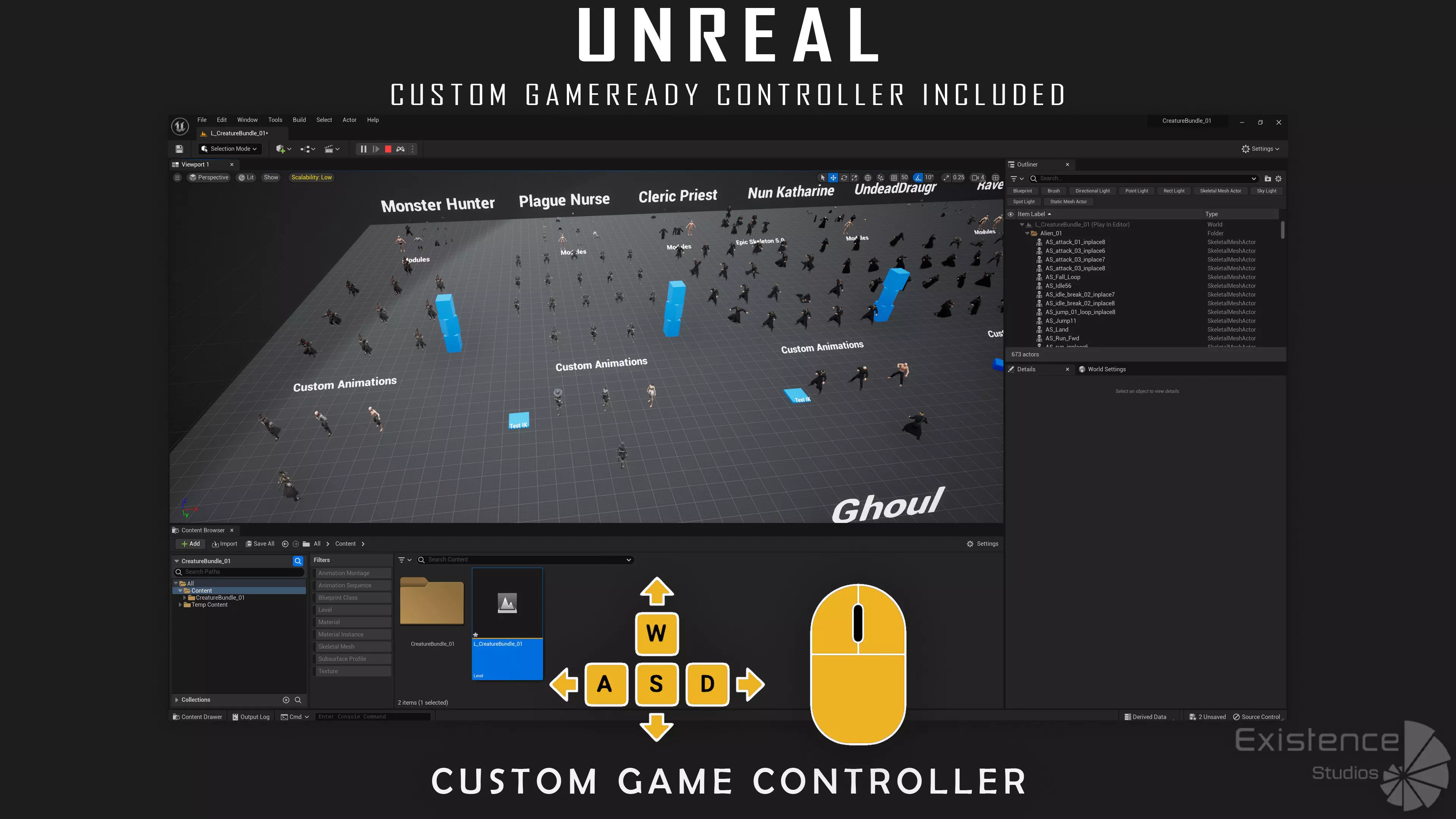 12 in 1 Mega Bundle - Stylized Fantasy Creature - Part 2 - 78 Low-poly 3D model_34