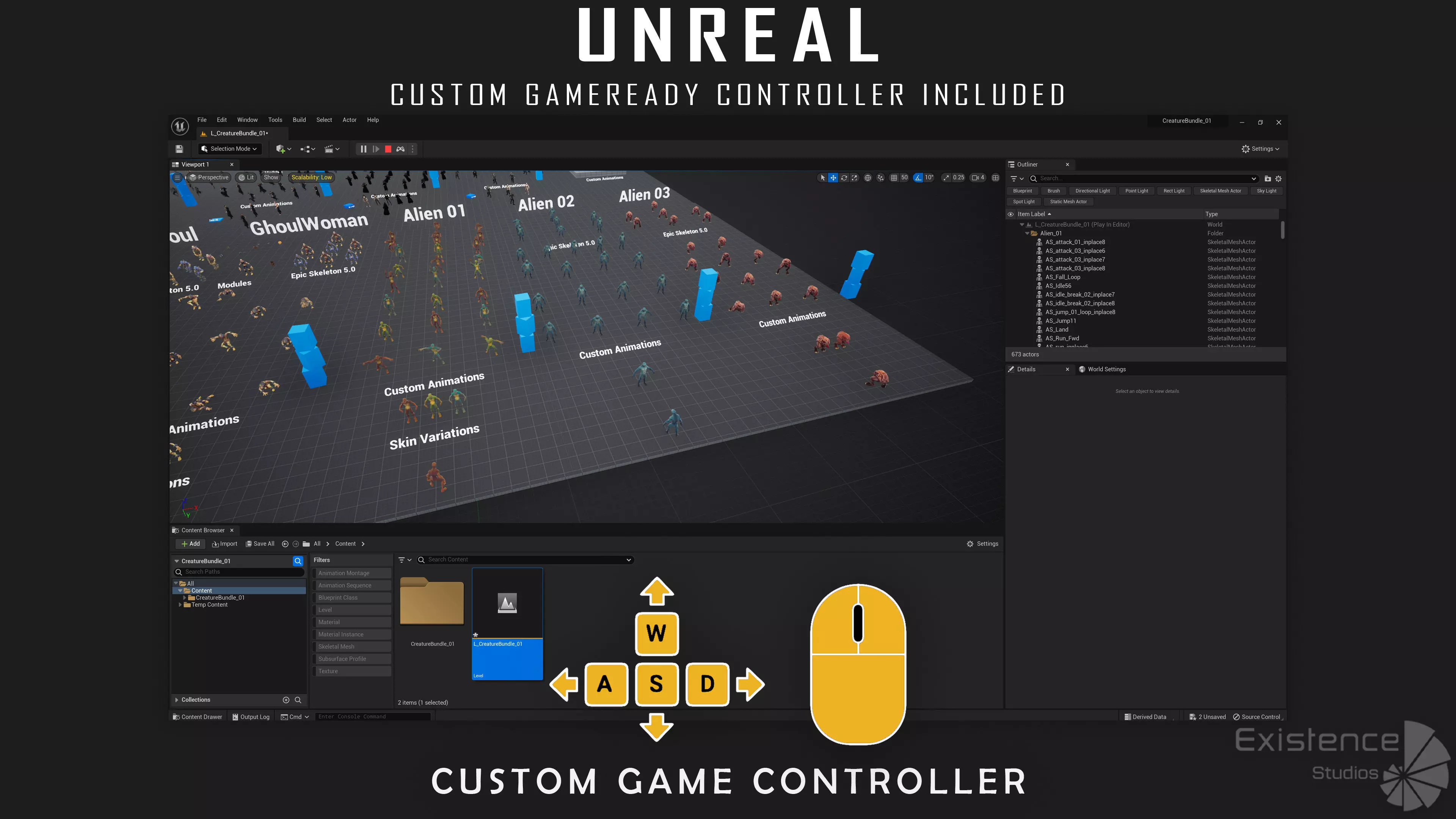 12 in 1 Mega Bundle - Stylized Fantasy Creature - Part 2 - 78 Low-poly 3D model_33