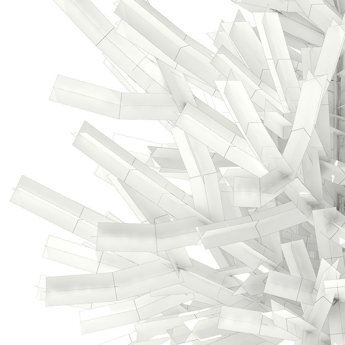 Norway Spruce Picea abies 1m 3D model_7