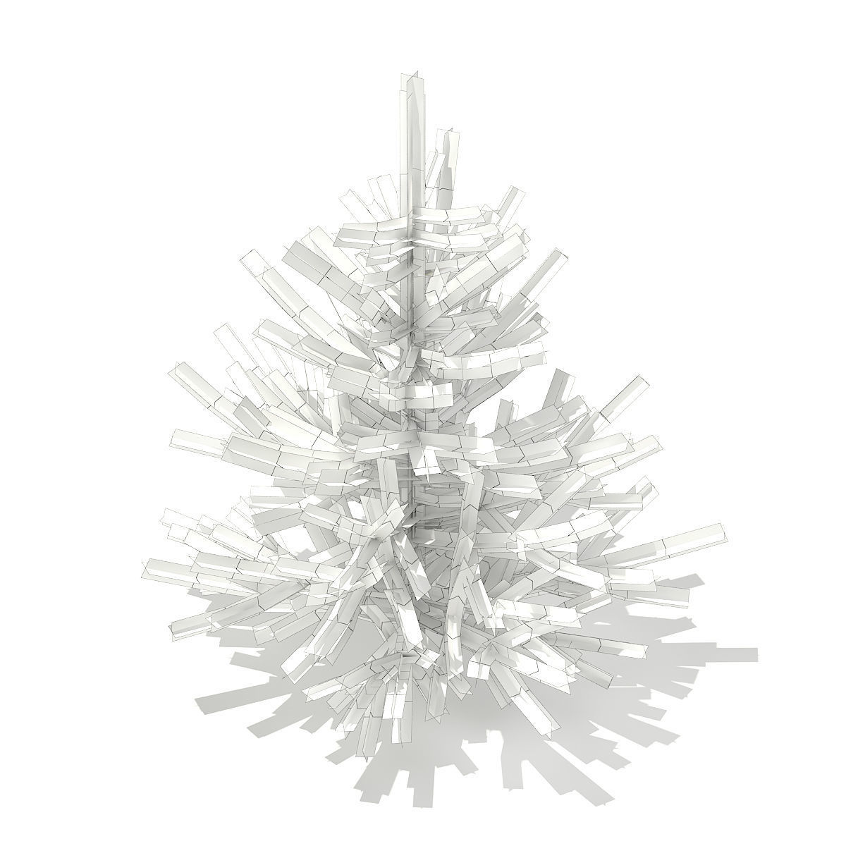 Norway Spruce Picea abies 1m 3D model_3