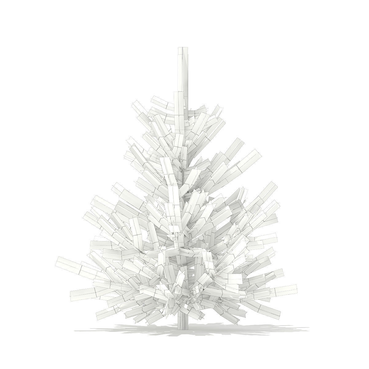 Norway Spruce Picea abies 1m 3D model_1