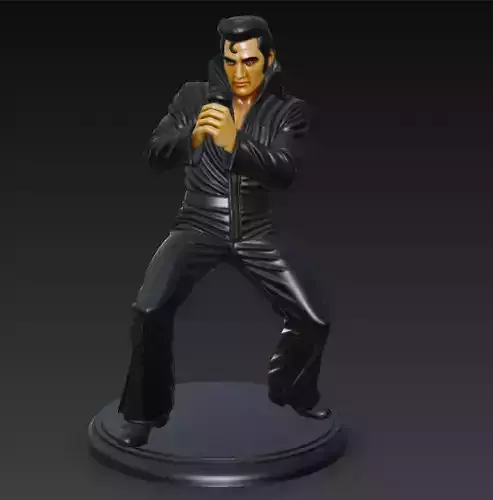 Elvis Presley 3D Model for Print