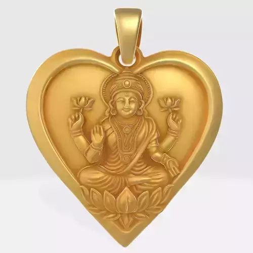 Lakshmi Pendant Keychain  N7