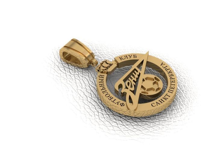 Zenith keychain pendant FC 3D print model