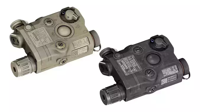 AN PEQ 15 LASER Low-poly 3D model